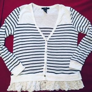 Striped cardigan